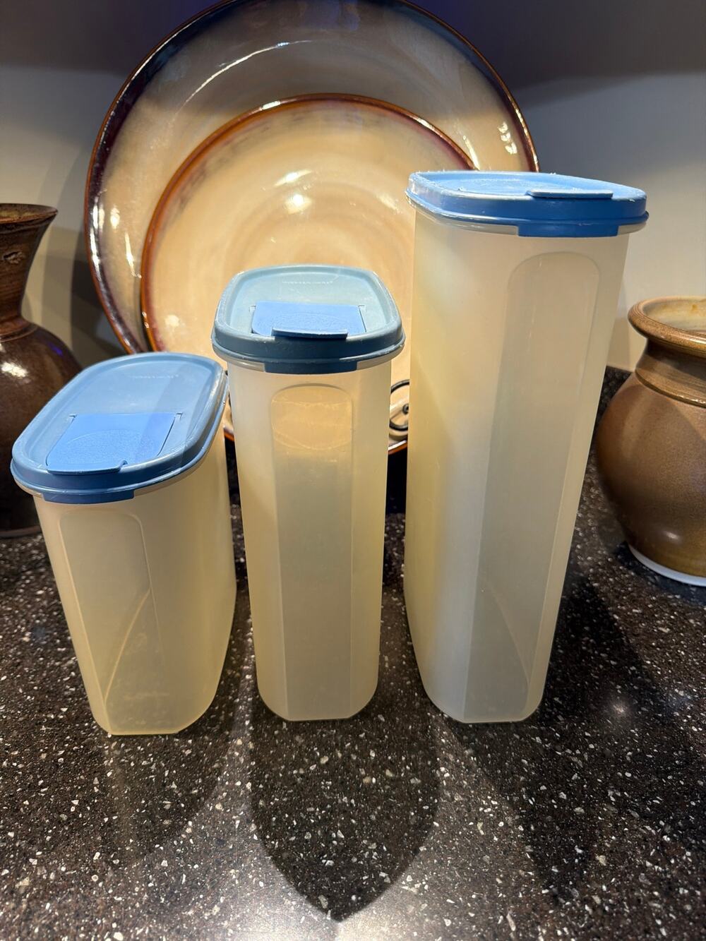 Set if 3 Tupperware containers